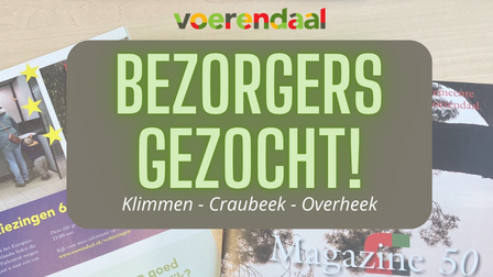 bezorgers magazine gezocht!